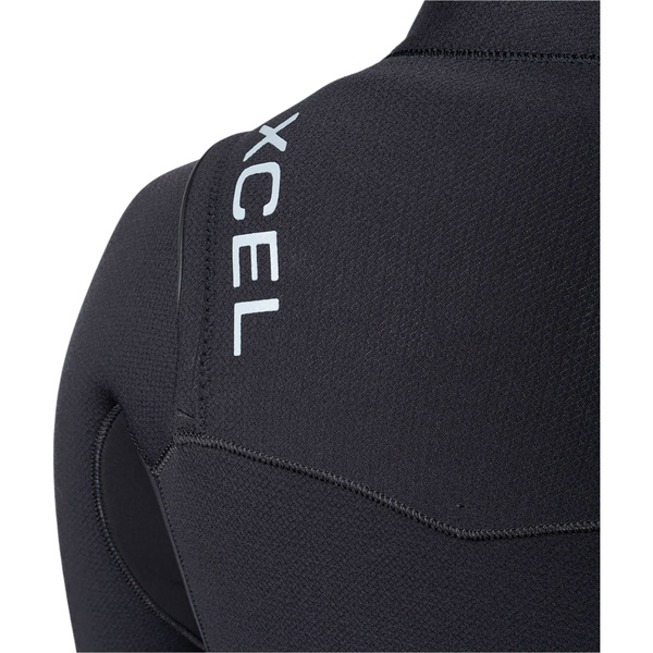 2026 Xcel Womens Comp+ 4/3mm Chest Zip Wetsuit WN43CPC4BK - Black